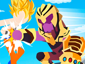 Stickman Warriors Superhero Fight