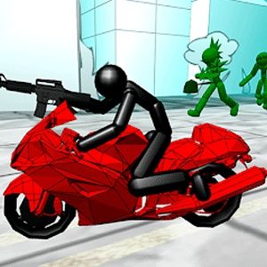 Stickman Zombie: Motorcycle